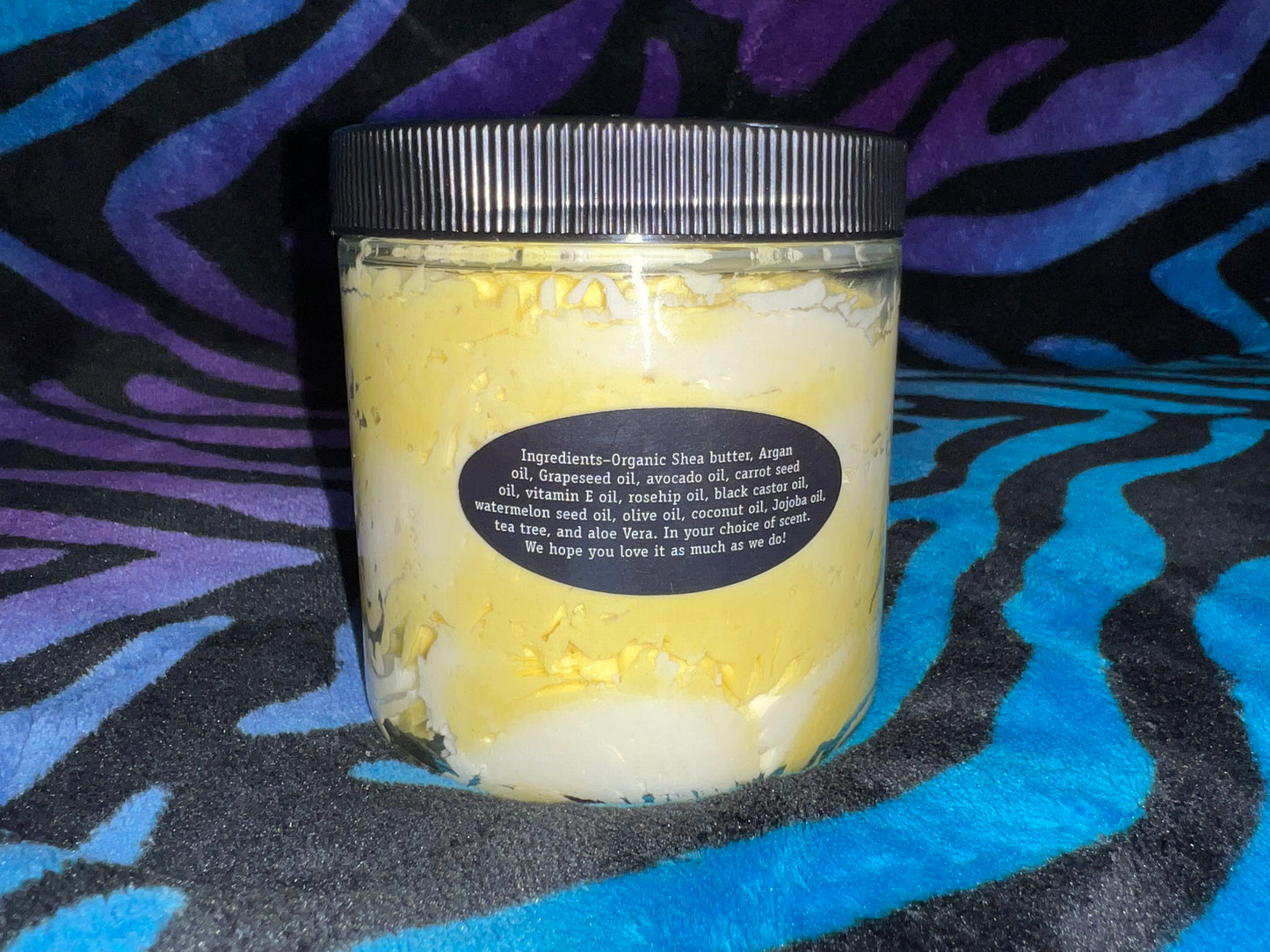 Organic Shea butter cream (lemon-vanilla)